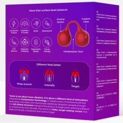 VIBRADOR DE DEDO SNAIL VIBE - TWINN CHERRY