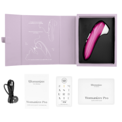 WOMANIZER - ESTIMULADOR CLITORAL PRO VIBRANTE ROSA
