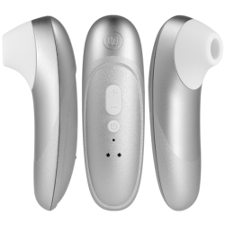 WOMANIZER - ESTIMULADOR CLITORAL PRO VIBRANTE GRIS PLATA