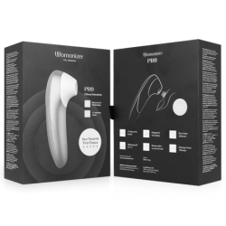 WOMANIZER - ESTIMULADOR CLITORAL PRO VIBRANTE GRIS PLATA