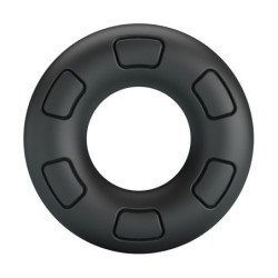 CRAZY BULL - ANILLO PARA PENE DE SILICONA SUPER SUAVE BERTRAM NEGRO