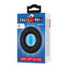 CRAZY BULL - ANILLO PARA PENE DE SILICONA SUPER SUAVE BERTRAM NEGRO