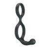 CRAZY BULL - ANILLO DOBLE PARA PENE Y TESTÍCULOS FLORIAN NEGRO