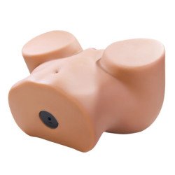 CRAZY BULL - JULIA XXL MASTURBADOR VIBRADOR DOBLE VAGINAL Y ANAL CARNE