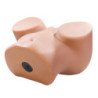 CRAZY BULL - JULIA XXL MASTURBADOR VIBRADOR DOBLE VAGINAL Y ANAL CARNE