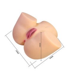 CRAZY BULL - LIORA XXL MASTURBADORA DOBLE VAGINAL Y ANAL