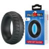 CRAZY BULL - ANILLO PARA PENE DE SILICONA TEXTURIZADA MERRITT NEGRO