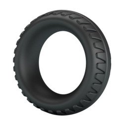 CRAZY BULL - ANILLO PARA PENE DE SILICONA TEXTURIZADA MERRITT NEGRO