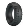 CRAZY BULL - MERRITT TEXTURED SILICONE COCK RING BLACK