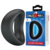 CRAZY BULL - ANILLO PARA PENE DE SILICONA ERGONÓMICO VALEN NEGRO