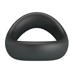 CRAZY BULL - VALEN ERGONOMIC SILICONE COCK RING BLACK