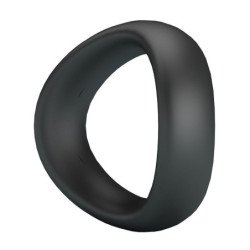 CRAZY BULL - VALEN ERGONOMIC SILICONE COCK RING BLACK