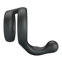 CRAZY BULL - ANILLO DOBLE PARA PENE Y TESTÍCULOS YANCY NEGRO
