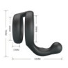 CRAZY BULL - ANILLO DOBLE PARA PENE Y TESTÍCULOS YANCY NEGRO