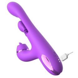 FANTASÍA PARA ELLA - VIBRADOR INTIMOTION PULSE PRO VIBE CONEJO MORADO
