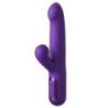 FANTASÍA PARA ELLA - VIBRADOR SUPER SONIX THRUSTER CON FORMA DE CONEJO, COLOR MORADO