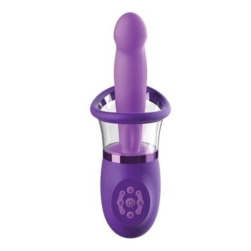 FANTASÍA PARA ELLA - VIBRADOR CONEJO PRO PLUS DE PLACER SUPREMO, MORADO, 20,3 CM