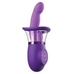 FANTASÍA PARA ELLA - VIBRADOR CONEJO PRO PLUS DE PLACER SUPREMO, MORADO, 20,3 CM