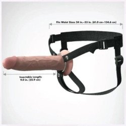 FANTASY X-TENSIONS - ELITE REALISTIC HOLLOW STRAP-ON 24.1 CM
