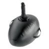 SERIE FETISH FANTASY - BODY DOCK BOLA DE AMOR INFLABLE CON DILDO NEGRO 41,9 CM