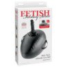 SERIE FETISH FANTASY - BODY DOCK BOLA DE AMOR INFLABLE CON DILDO NEGRO 41,9 CM