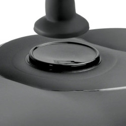FETISH FANTASY SERIE - ASIENTO INFLABLE BODY DOCK CON DILDO DE 69,2 CM, NEGRO