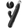 SERIE FETISH FANTASY - VIBRADOR DE SILICONA SONIX CON FORMA DE CONEJO NEGRO