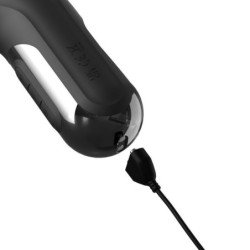 SERIE FETISH FANTASY - VIBRADOR DE SILICONA SONIX CON FORMA DE CONEJO NEGRO
