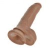 KING COCK - DILDO REALISTA CON TESTÍCULOS 22,8 CM