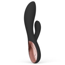 LELO - VIBRADOR DE EMPUJE CON CONEJO INA NEGRO