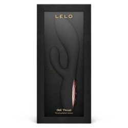 LELO - VIBRADOR DE EMPUJE CON CONEJO INA NEGRO