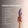 LELO - VIBRADOR DE EMPUJE CON CONEJO INA THRUST MORADO