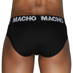 MACHO - MCH007 CLÁSICO DESLIZANTE NEGRO + NEGRO S