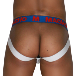 MACHO - MX29AZ SUSPENSIÓN BLANCA + AZUL OSCURO XL