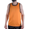 MACHO - CMV005 CAMISETA DE GIMNASIO NARANJA TALLA S/M