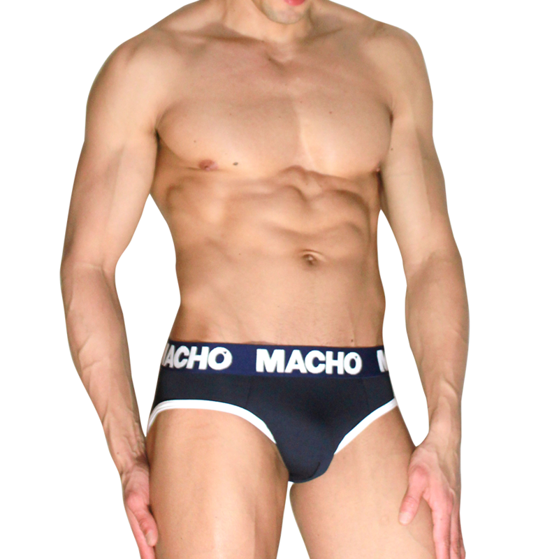 MACHO - MCH008 AZUL MARINO CLÁSICO SLIP L