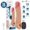 MR INTENSE - ARNOLD L VIBRADOR FUNDA DE SILICONA PARA PENE CON CONTROL REMOTO 16 CM -Ø- 4,5 CM