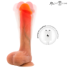 MR INTENSE - DILDO VIBRATORIO DE SILICONA BRADLEY CON EFECTO DE CALOR Y CONTROL REMOTO 21 CM -Ø- 4,2 CM
