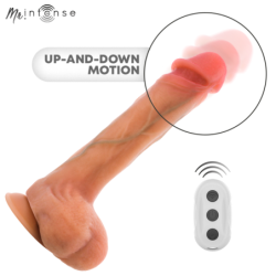 MR INTENSE - DILDO VIBRATORIO DE SILICONA BRADLEY CON EFECTO DE CALOR Y CONTROL REMOTO 21 CM -Ø- 4,2 CM
