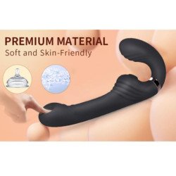 NALONE - PERMITE LA DOBLE VIBRACIÓN CON ROTACIÓN Y EMPUJE NEGRO