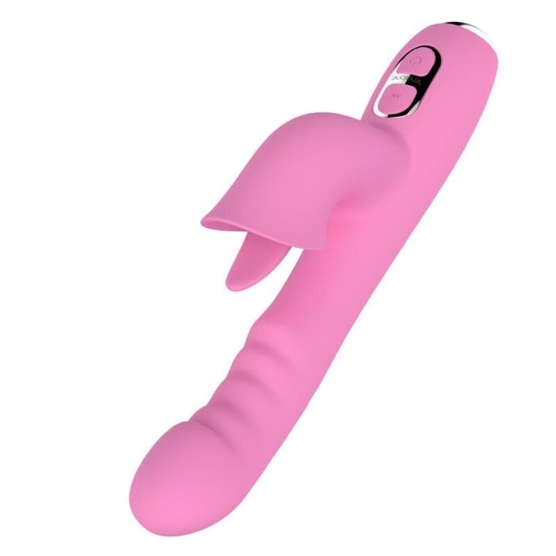 NALONE - VIBRADOR T-MAY CON FORMA DE CONEJO CON MOVIMIENTO DE EMPUJE Y OSCILACIÓN