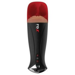 PDX ELITE - FAP-O-MATIC PRO XL AUTOMATIC VIBRATING STROKER BROWN 34.9 CM
