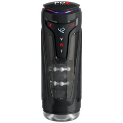 PDX ELITE - MOTO-BATOR PRO MASTURBADOR AUTOMÁTICO VIBRANTE Y CALENTADOR DE 26,5 CM