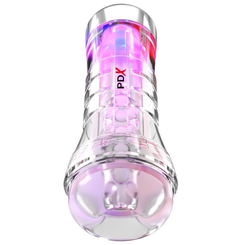 PDX ELITE - VIEWTUBE XXL LED TRANSPARENTE STROKER 27,3 CM