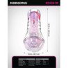 PDX ELITE - VIEWTUBE XXL LED TRANSPARENT STROKER 27.3 CM