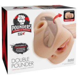 PDX PLUS - VIBRADOR DOBLE LIGERO DE 20,5 CM
