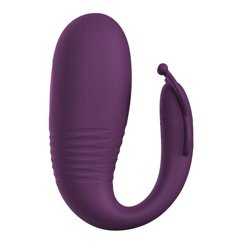PRETTY LOVE - VIBRADOR DE HUEVO CON EMPUJE KLAY CONTROLADO POR APLICACIÓN MORADO