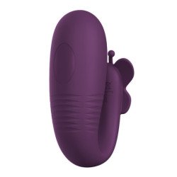 PRETTY LOVE - VIBRADOR DE HUEVO CON EMPUJE KLAY CONTROLADO POR APLICACIÓN MORADO