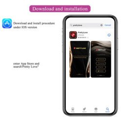 PRETTY LOVE - KLAY THRUSTING EGG VIBRATOR APP CONTROL PURPLE