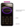 PRETTY LOVE - VIBRADOR DE HUEVO CON EMPUJE KLAY CONTROLADO POR APLICACIÓN MORADO